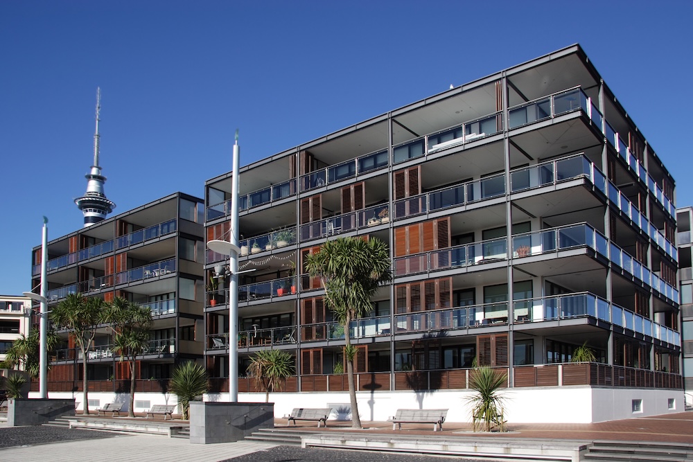 Apartments on the Auckland waterfront
