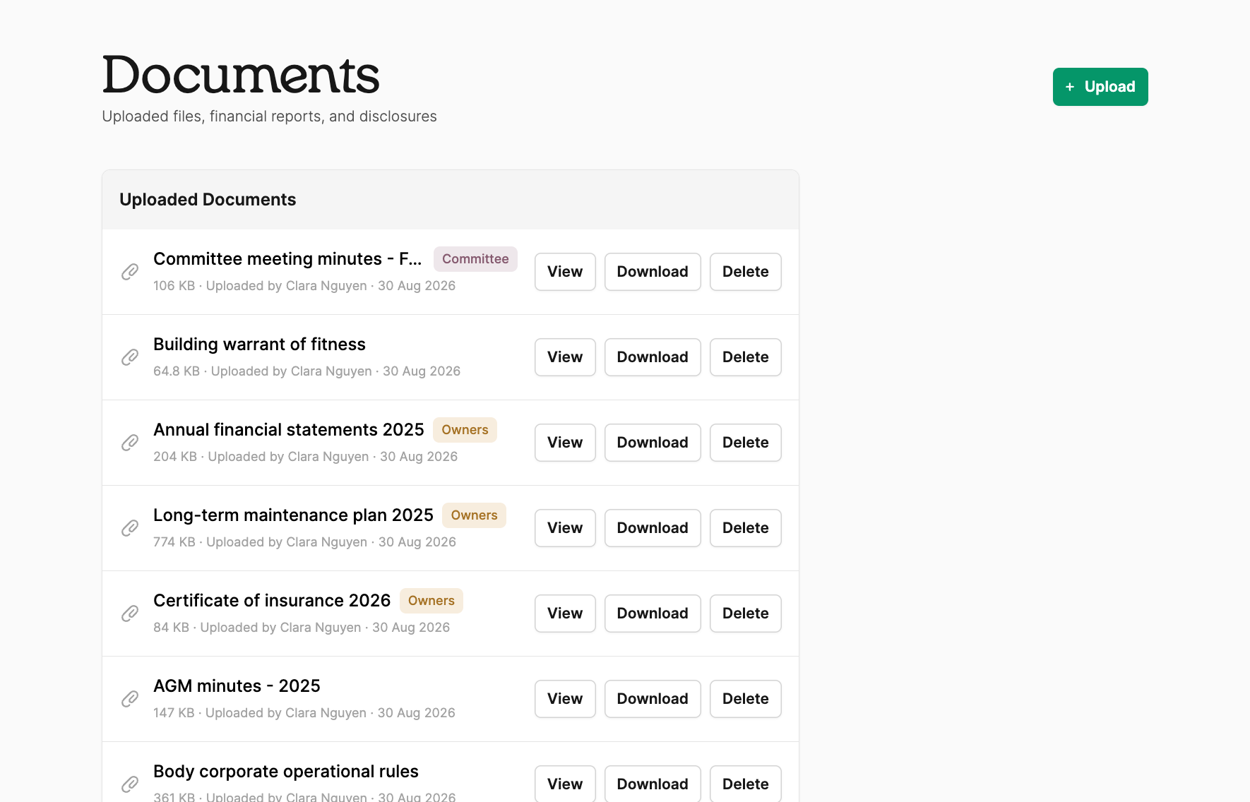 Documents and compliance in Quarter