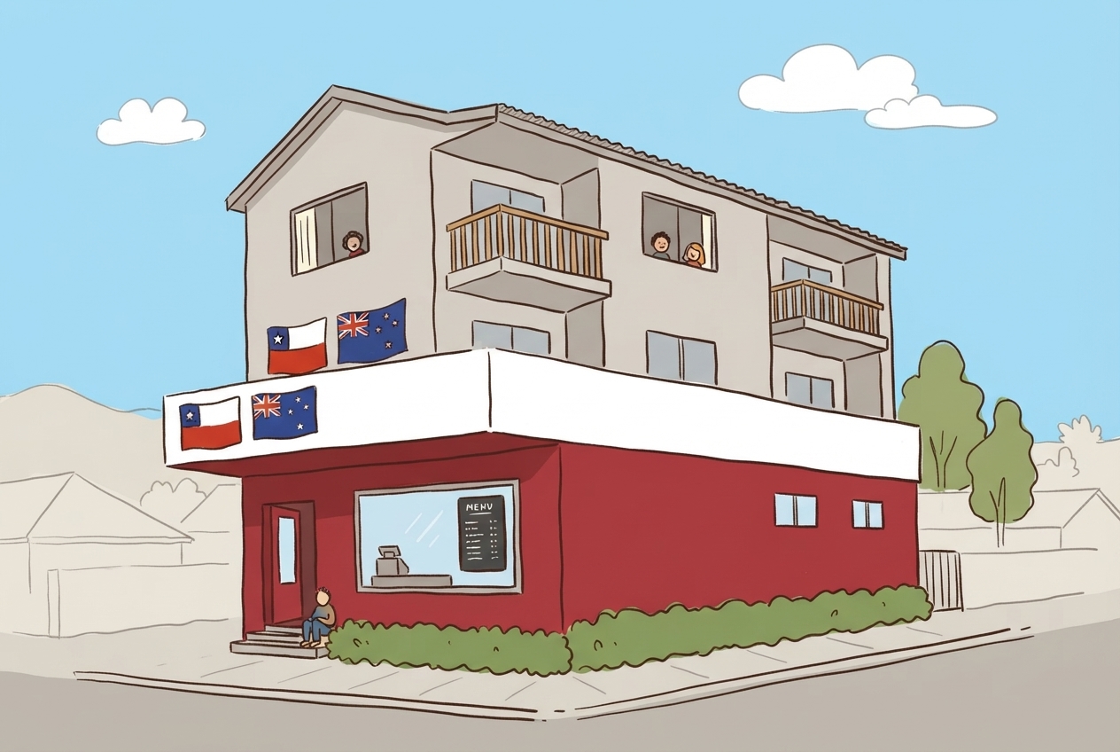 An illustration of 279-279E Onehunga Mall, Onehunga, Auckland