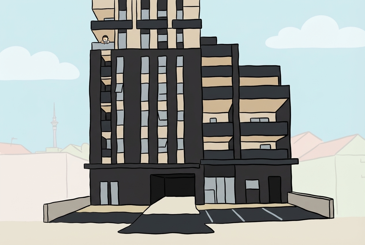 An illustration of 8 Airedale Street, Auckland Central, Auckland