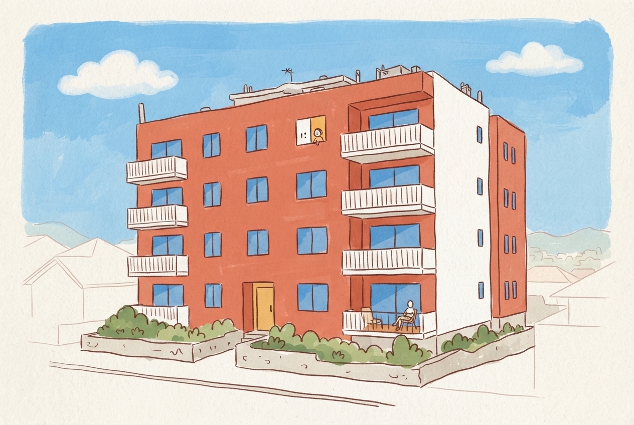 An illustration of 131 Featherston Street, Wellington Central, Wellington