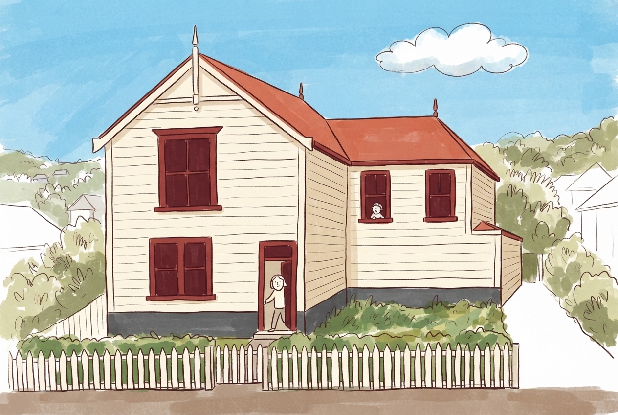 An illustration of 11-21 Boston Terrace, Aro Valley, Wellington