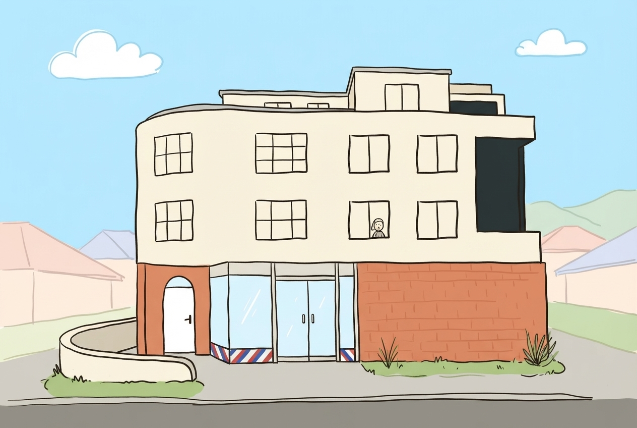 An illustration of 15-27 Manners Street, Te Aro, Wellington